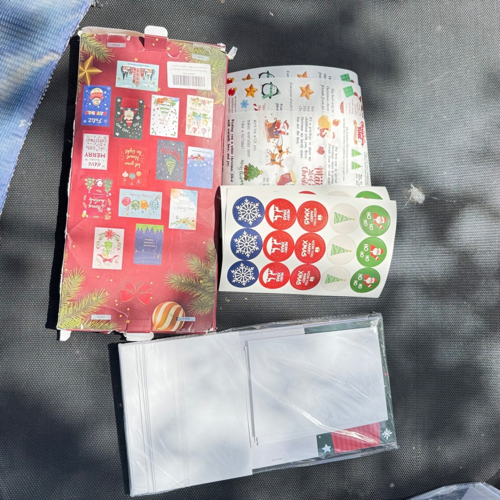 Orthobrace Christmas Cards Bulk Set 28 Count 14 Designs with Envelopes Stickers